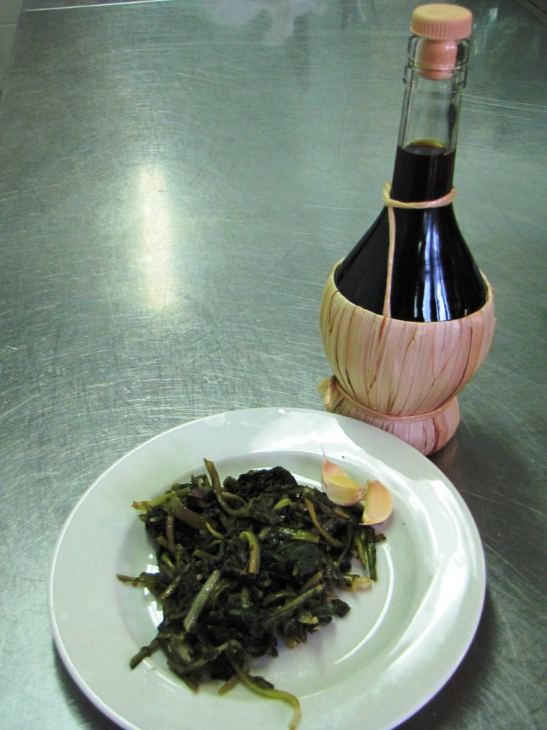 cicoria campagnola ripassata al vino cotto