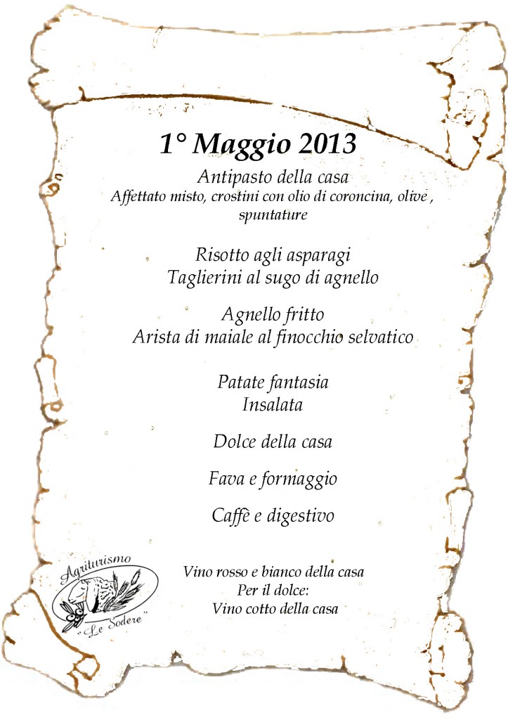 primo maggio 2013